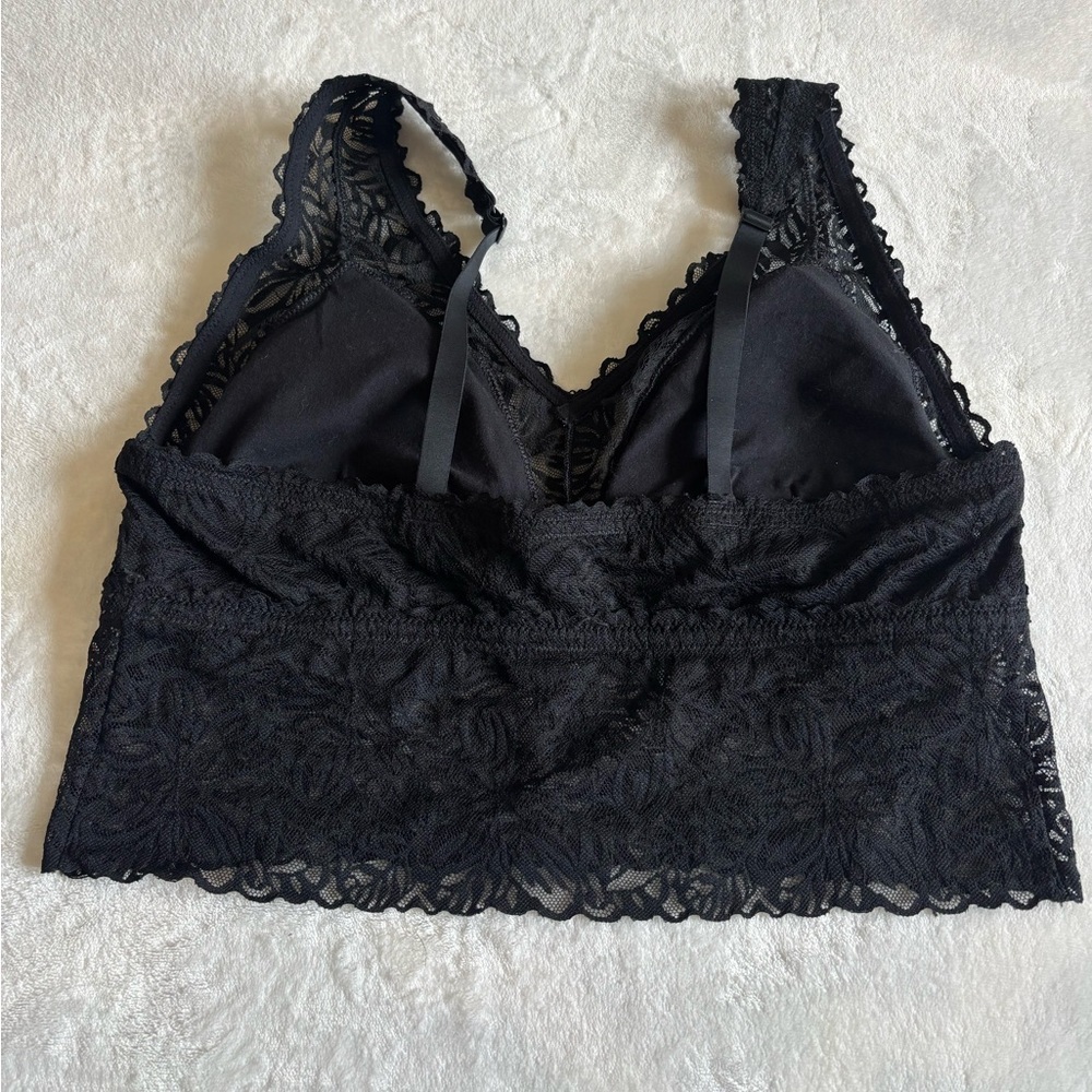 Aerie Lace Bralette Size XL Black - Picture 3 of 5